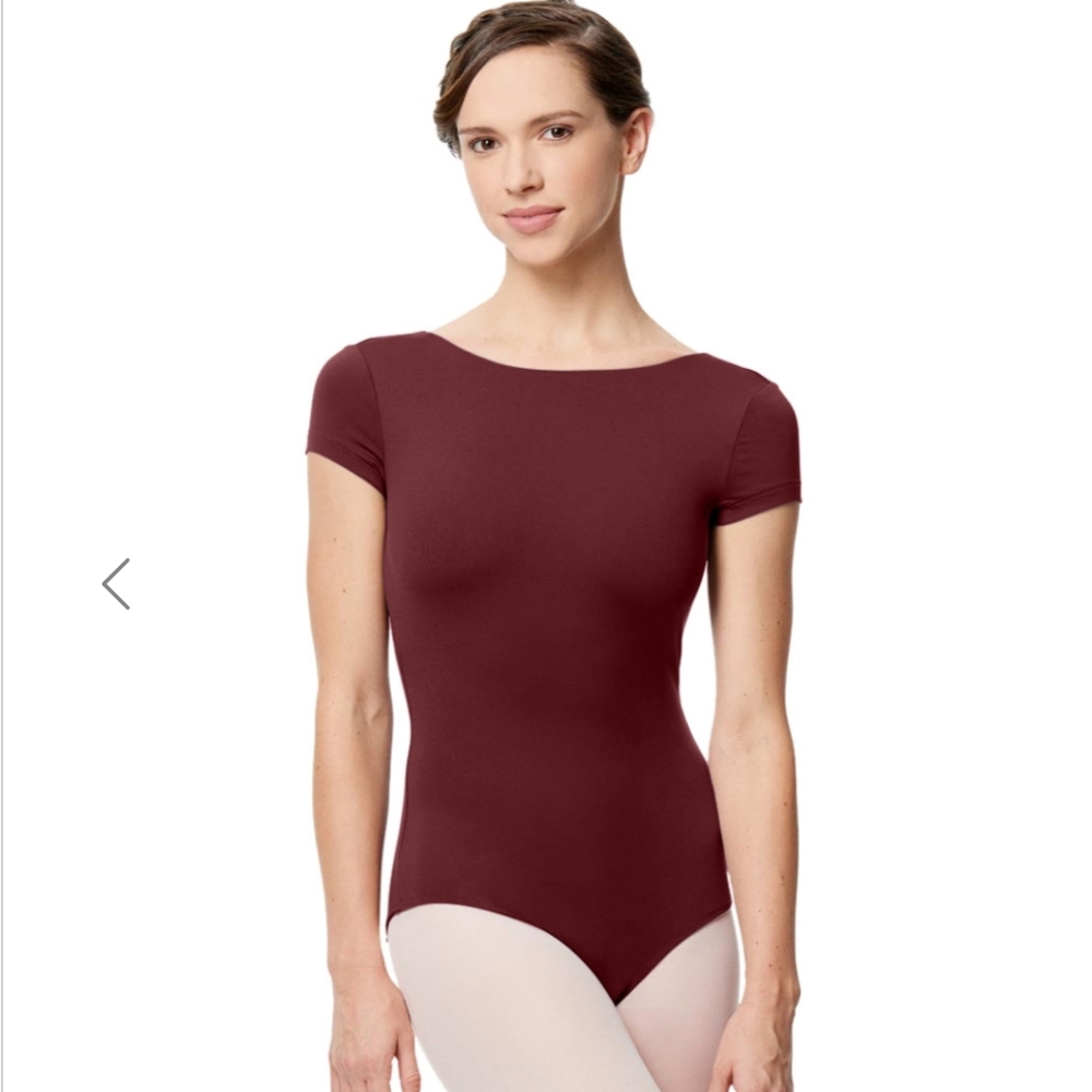 Lulli Dancewear Women Microfiber short sleeve Octavia Leotard Size XS